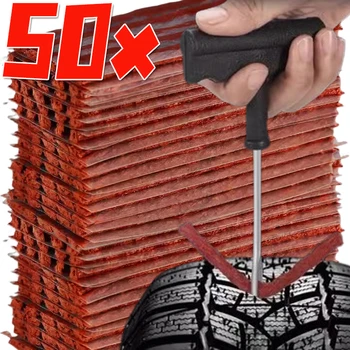 Riparazione pneumatici per auto Strisce di gomma Guarnizione tubeless Moto Bike Puntura pneumatici Riparazione Spina Strumenti per strisce Accessori per la riparazione pneumatici