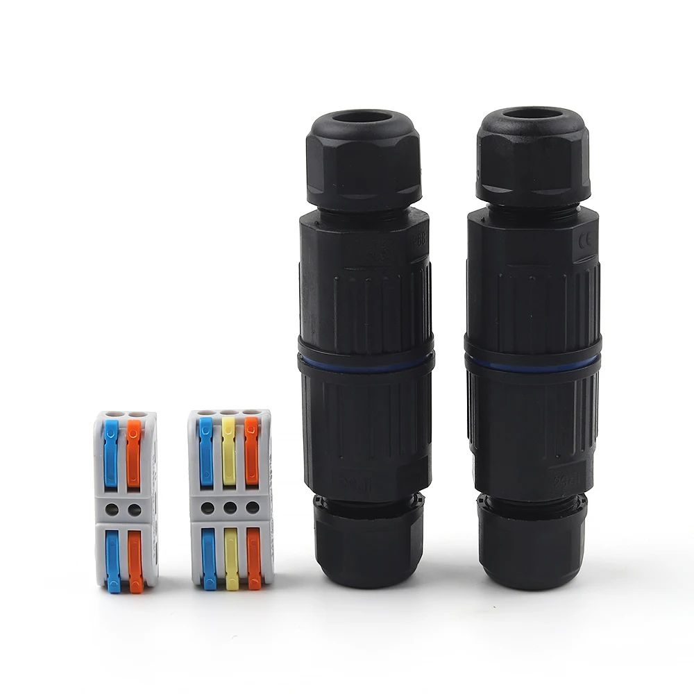 IP68 Waterproof Electrical Cable Connector, Outdoor 2/3 Way Junction Box, Waterproof Wire Connectors with Replaceable Lever Wire image 3