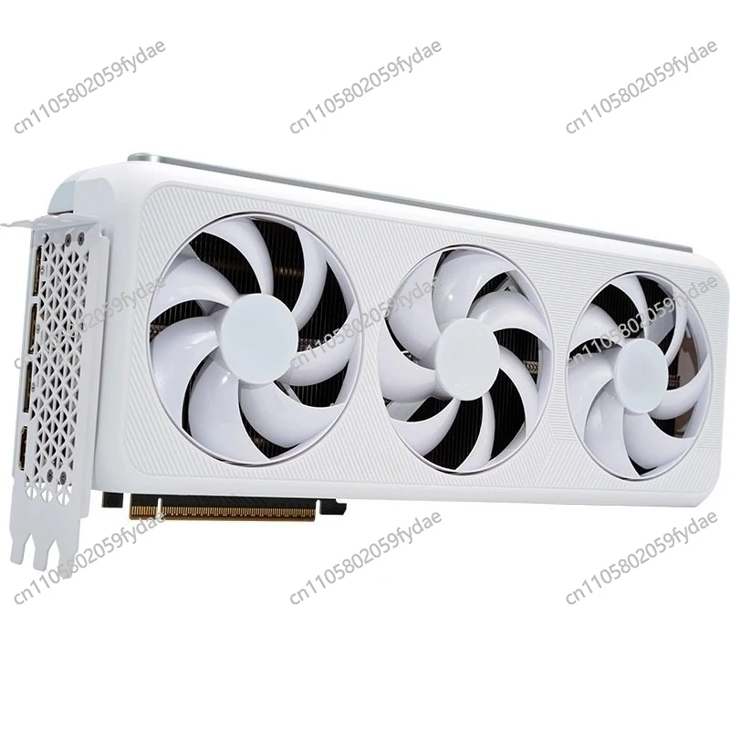 RTX5070 White Desktop Computer Design Rendering Game Independent Graphics Card
