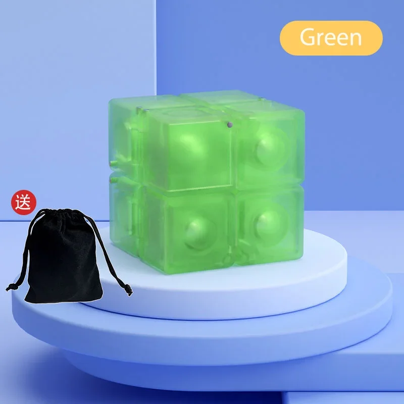 SENGSO Infinity Cube Fidget Cube Nuova versione Fidget Finger Toys per alleviare lo stress e l'ansia/ADHD Regali sensoriali ultra durevoli