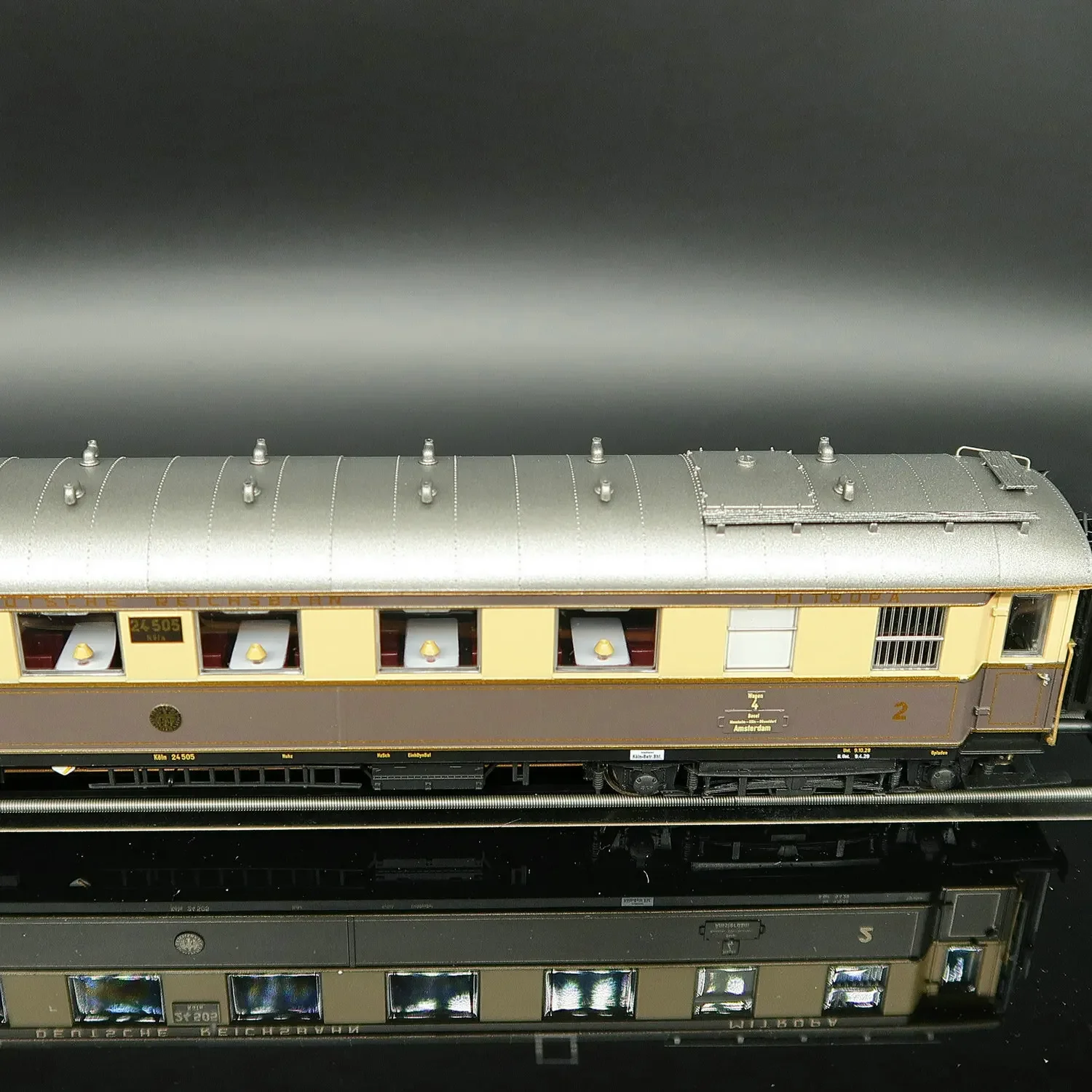 BRAWA HO tipo 1/87 modello di treno Set 50681 Golden Rhine Set versione DC modello di treno giocattolo regalo