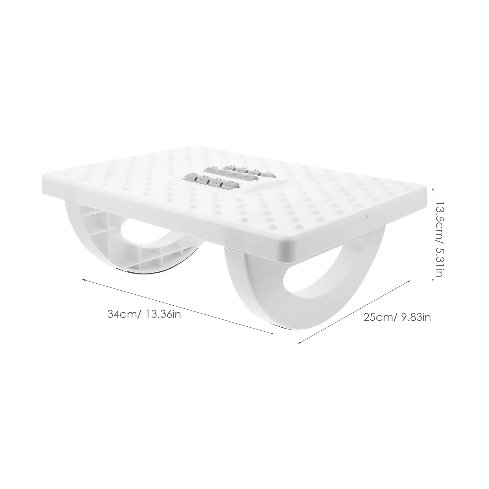 Ergonomic Under Desk Footrest Foot Stool with Rocking Function Non Slip Bottom for Office Home Workspace Leg Exercise Foot