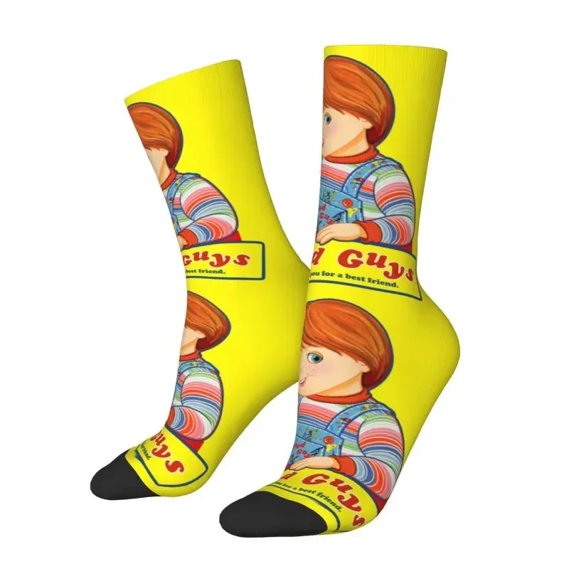 Funny Child's Play Good Guys Socks Men Women Warm 3D Printing Chucky Football Sports Socks