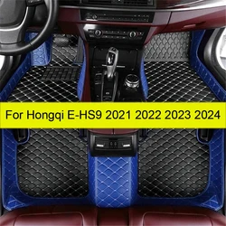 For Hongqi E-HS9 EHS9 E HS9 2021 2022 2023 2024 (4 Seats) Car Floor Mats Auto Interior Accessories Carpet Automobiles Vehicle