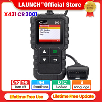 LAUNCH X431 CR3001 Car Full OBD2 Diagnostic Tools Automotive Professional Code Reader Scanner Check Engine Free Update pk ELM327