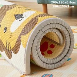 Alfombra de juego para bebé, alfombra de seguridad para niños, 2 opciones de espesor, actividad para bebé, gimnasio, esteras de juego para gatear, alfombra plegable, envío