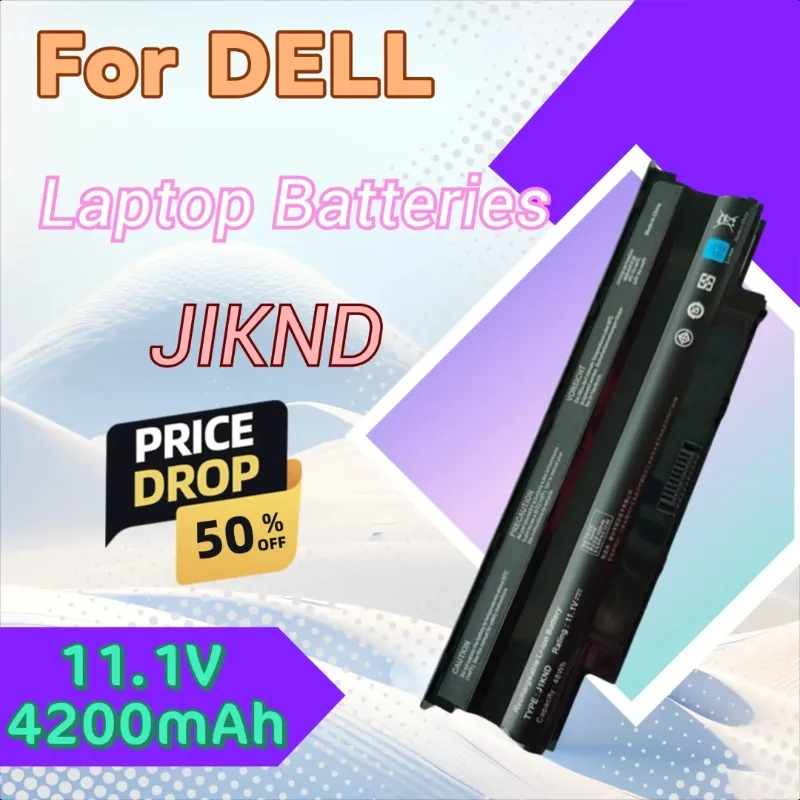 

J1KND аккумулятор для ноутбука 11,1 В 4200 мАч для DELL Inspiron M501 M501R M511R M5010 M5030 M5110 M5030R M411R M5010R M501D M4110 M5010