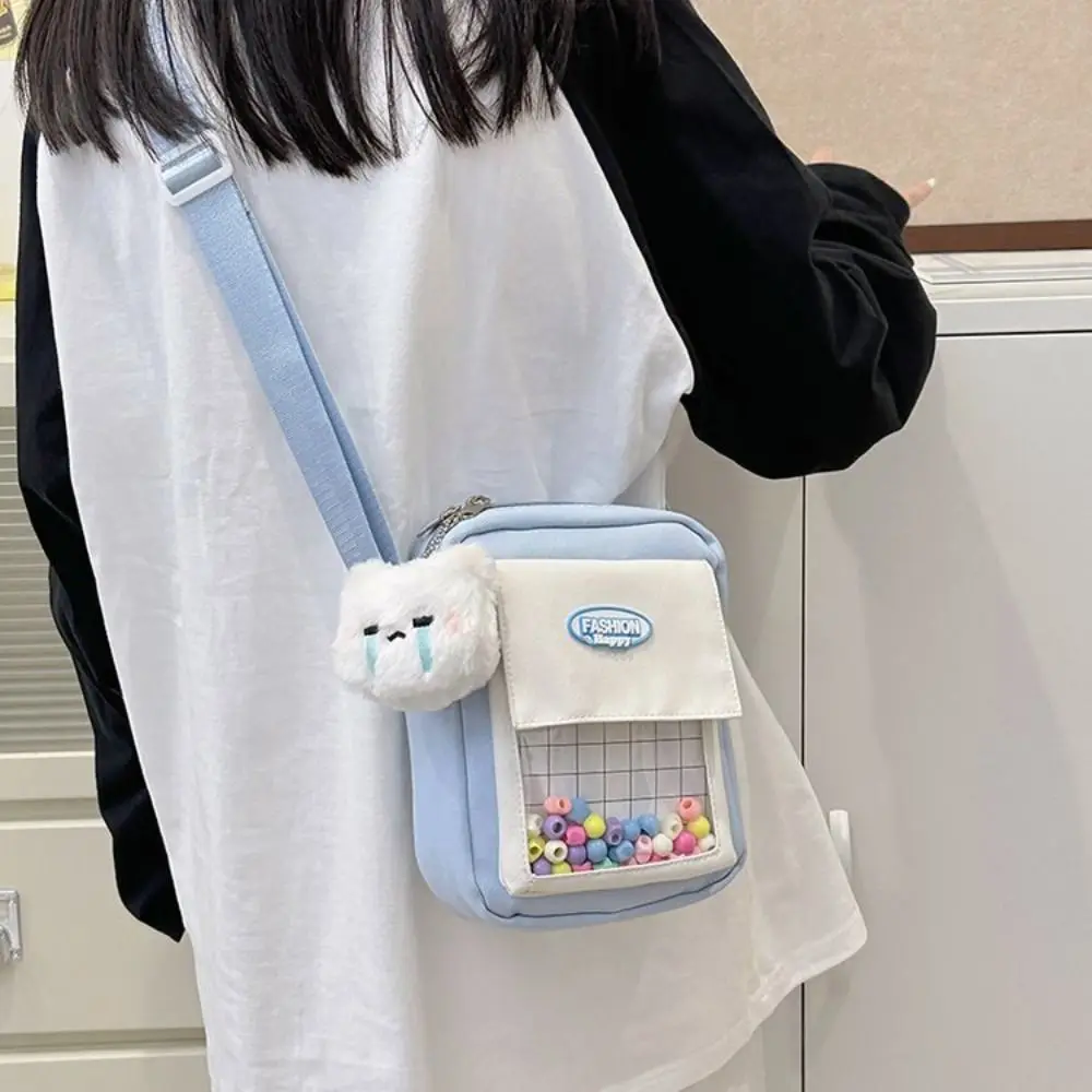 

New PVC Kawaii Itabag Transparent Pocket Uniform JK Doll Bag Crossbody Shoulder Bag