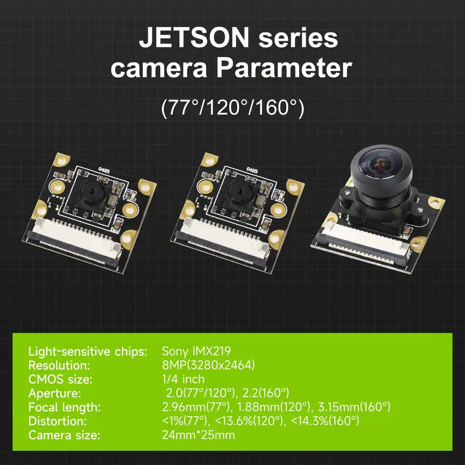 Jetson IMX219 8MP Camera Module for Nano/Xavier NX