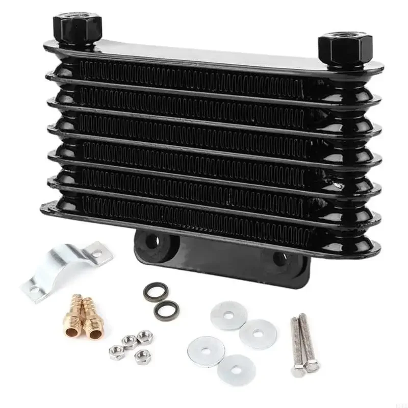 Efficient Oil Cooling Radiator High Performances Oil Coolers Device Enhancing Longevity ridings Comfort for 125CC to 250CC D7YA