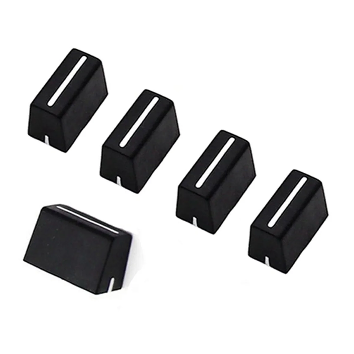 5pcs Universal Fader Knobs Fader Cap Straight Slide Potentiometer Cap