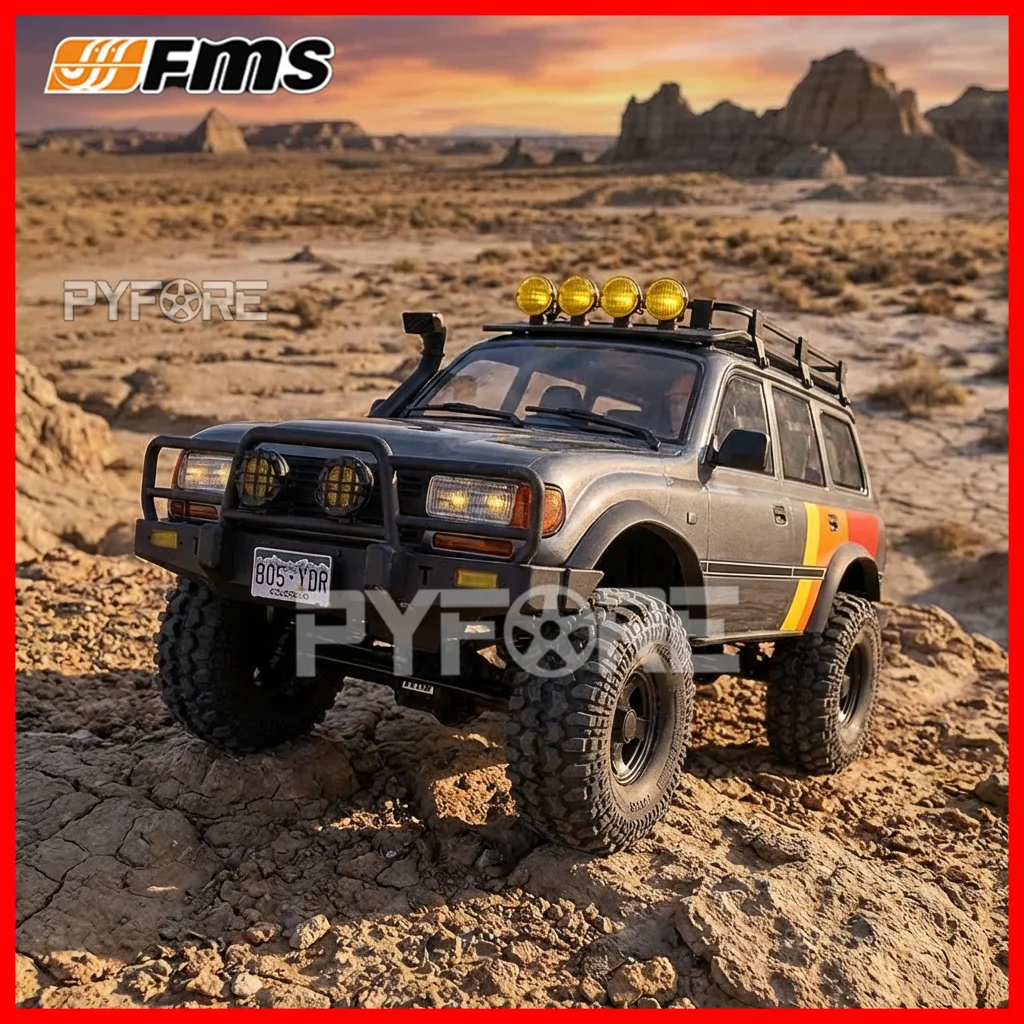 

FMS 1/10 FCX10 LC80 RS Land Cruiser RTR RC Electric Remote Control Off-Road Crawler Model Car