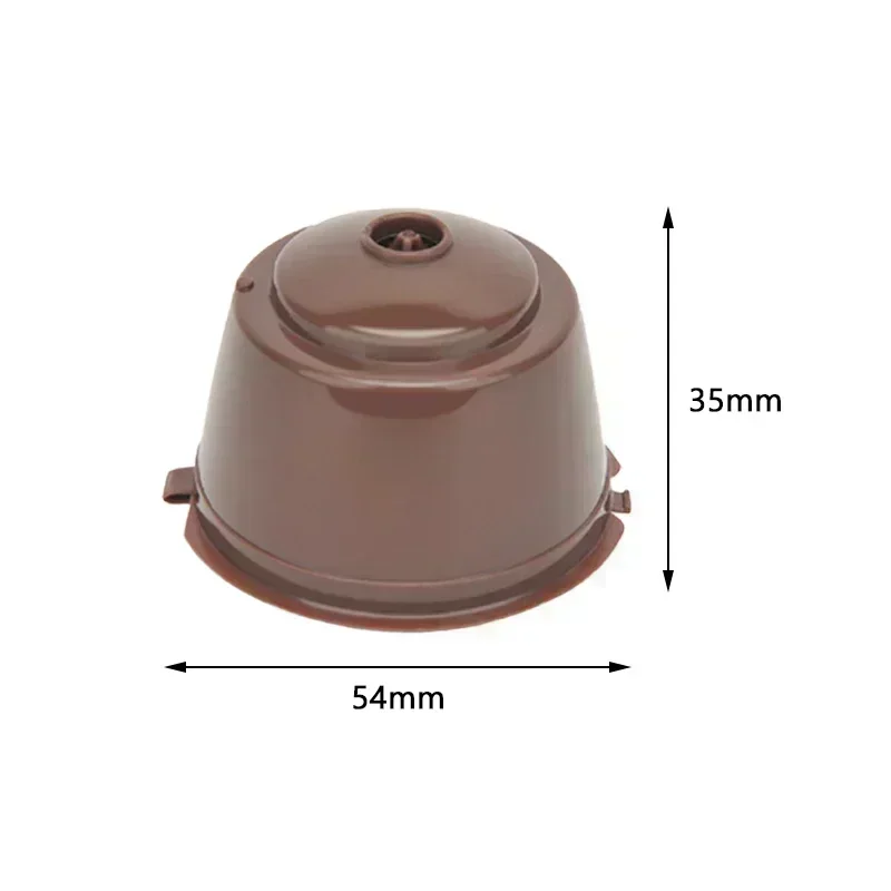 1/2/3/4/6Pcs Refillable Coffee Capsules for Dolce Gusto Coffee Filter Cup Reusable Coffee Capsule Filters for Nespresso