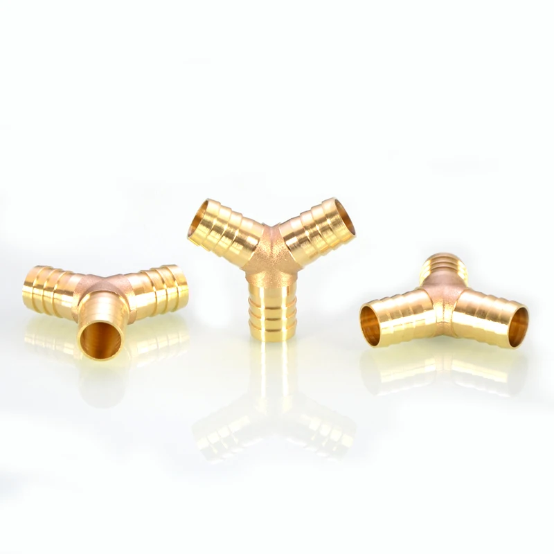 Encaixes conector de cobre pagode ar combustível água tubo latão barbo encaixe de tubulação farpado acoplador comum adaptador para 4mm 5 6 8 10 12