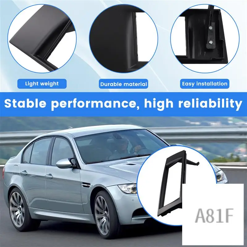 

Single Din Car Fascia Radio Panel For BMW 1 Series (E87/81/82/88) 2004-2014 Dash Kit Install Plate Bezel Adapter LHD