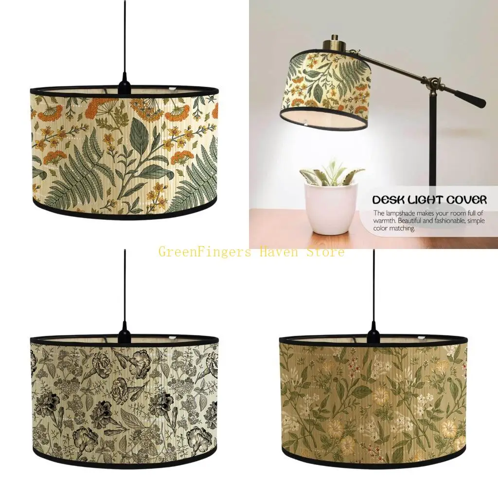 

F68D Detachable Bamboo Lamps Cover Suitable for Modern and Retro Home Interiors