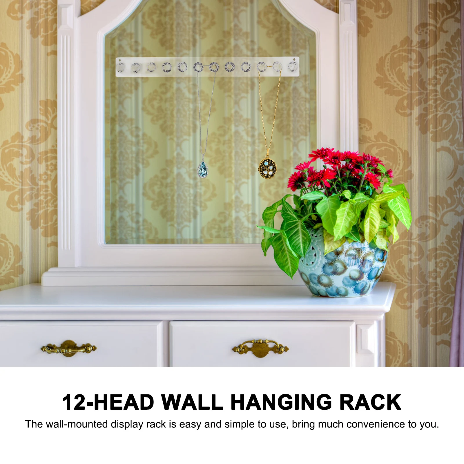 

Storage Box Necklace Holder Necklaces Display for Selling Acrylic Jewelry Earring Hanging Rack