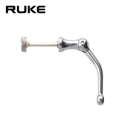 Ruke 1pc Fishing Reel Handle CNC Aluminum Alloy Hexagon Shaft For D Typ 4000-6000 Type Spinning Reel Full Rotating DIY Accessory