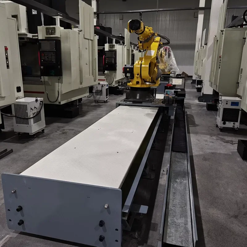 Heavy Load Industrial 7th Axis Track Linear Rail Slide Guide with Motor and Gearbox