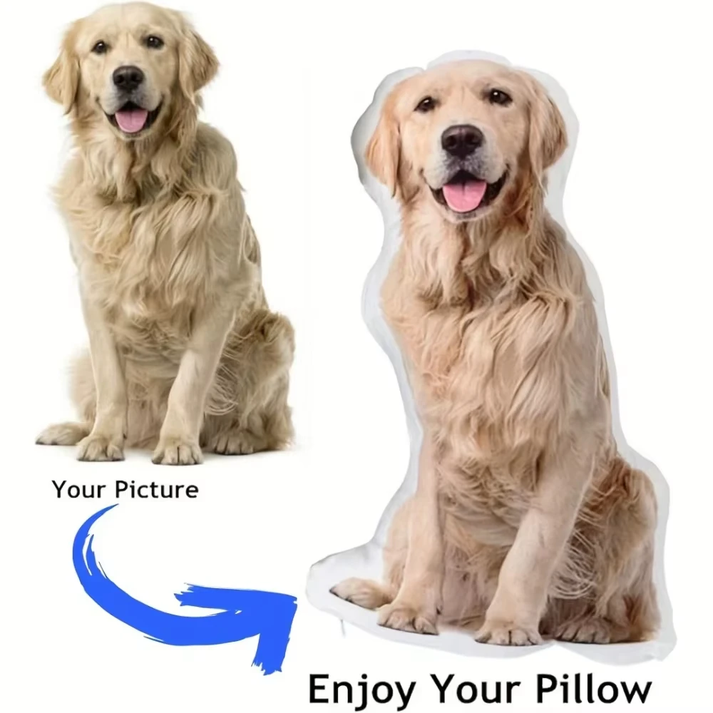1Pc Customized Custom Photo Plush Pillow Personalized Pet Picture Cushion - the Best Gift Choice