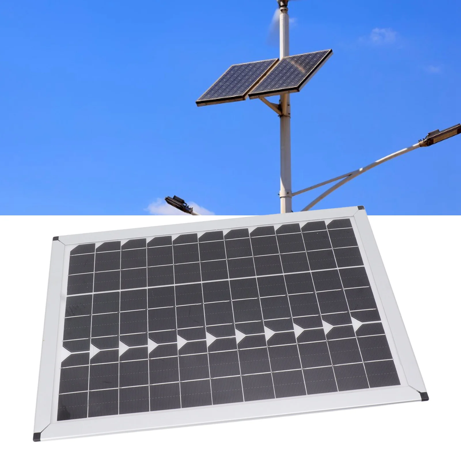 100W Solar Panel Kit Monocrystalline Solar Module with Waterproof 20A 12V 24V Controller for Car Camping Solar Cell Solar Module