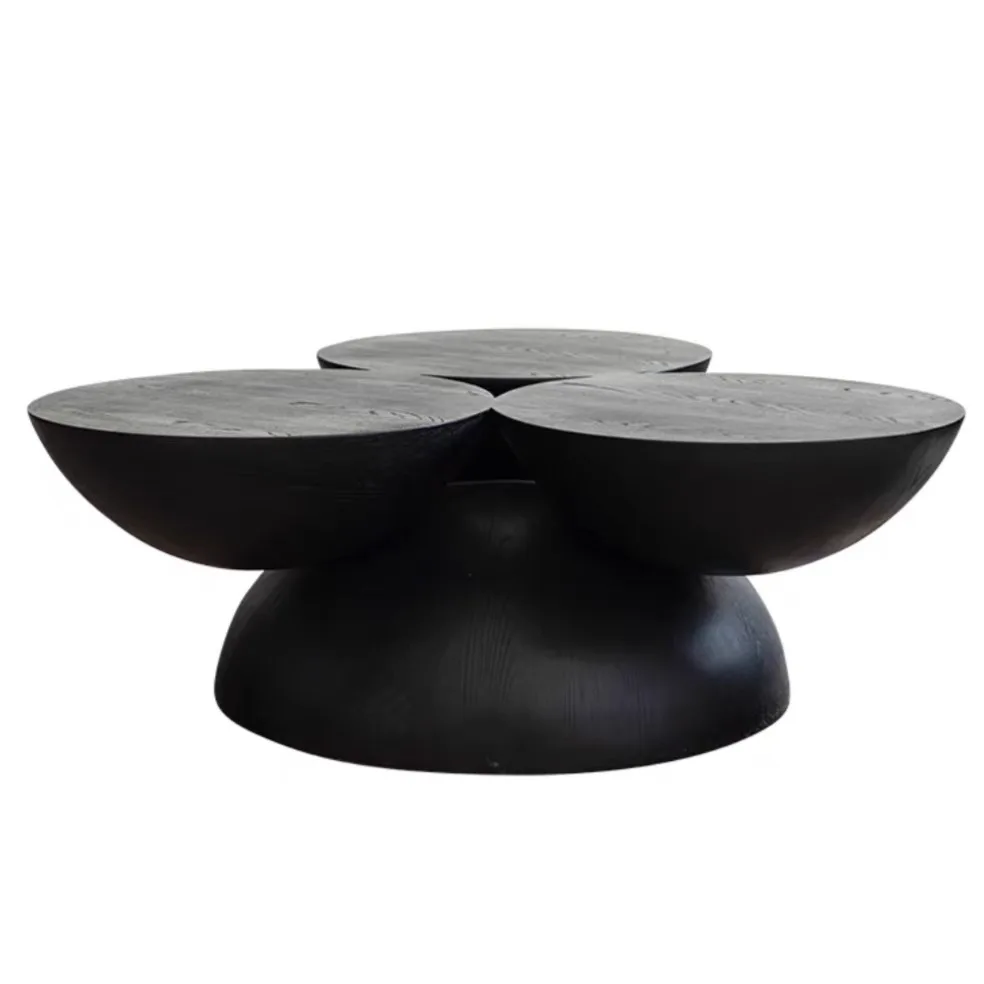 

Modern Luxury Solid Wood Coffee Table Set Center Table for Home Living Room Villa