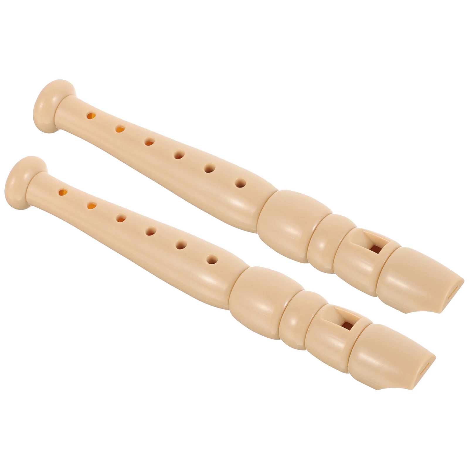 2Pcs Plastic Clarinet Professional Kids Wind Instrument Portable Beginner 6 Hole Musical Toys Sound