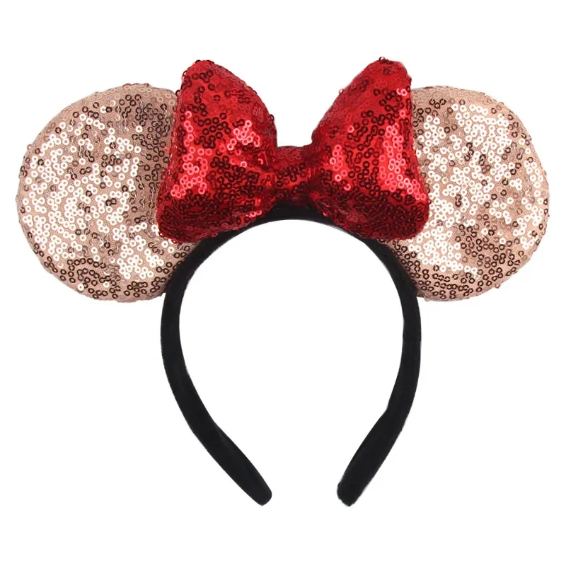 Girl Big Bow Hairband Ear Headband Hair Band  Women thicken Sequin 3D Bow Girls Hair Accessories Birthday Party Hairwear