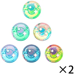 Bright Star 10MM-40MM Glass Eye Round Dragon Crafts Pupil Glass DIY Accessories Chips Suitable For Blyth The Doll