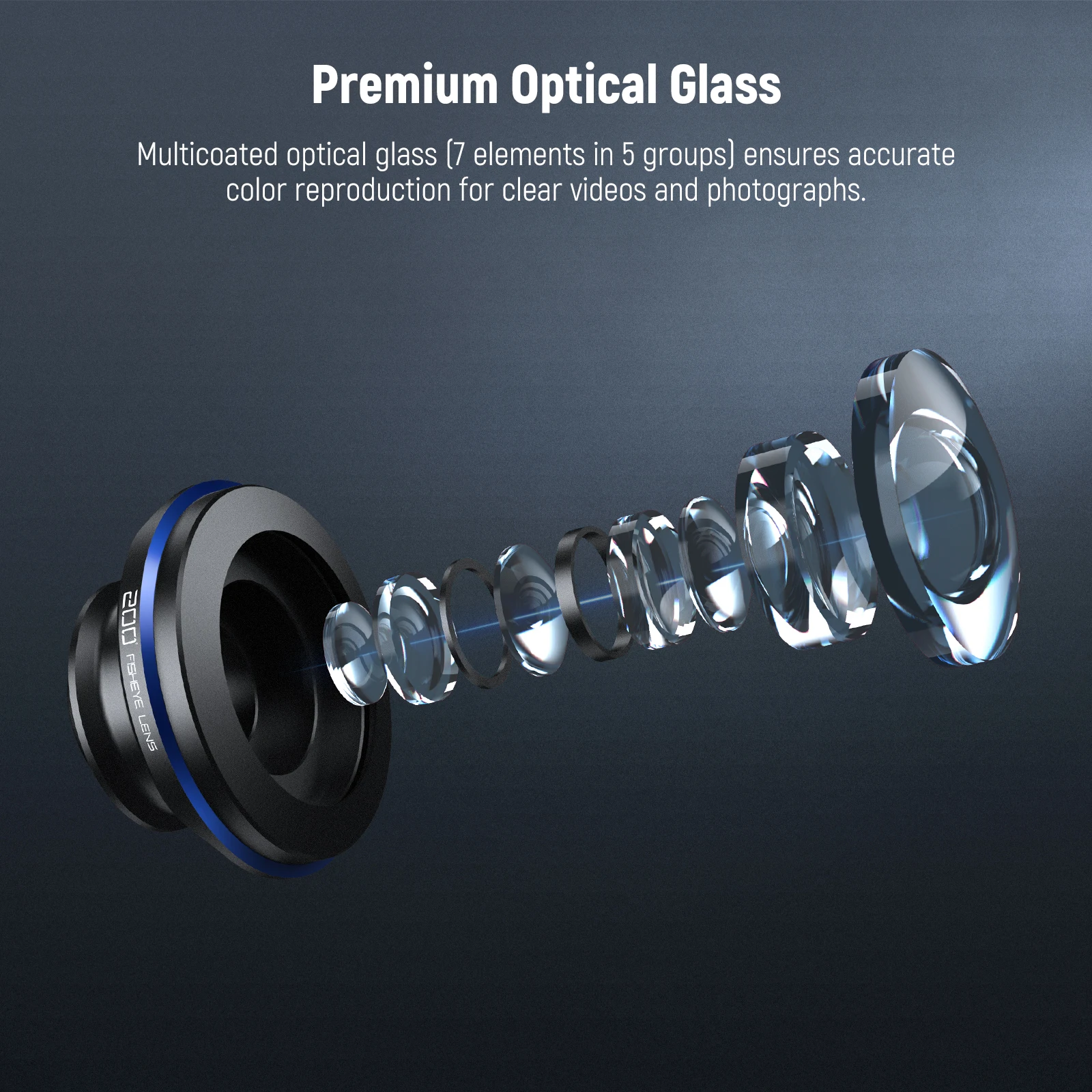 NEEWER 200° Fish Eye VR Lens with 17mm Thread Phone Lens Clip for Panoramic View Compatible with iPhone 16 Pro Max S24 Ultra - Image 2