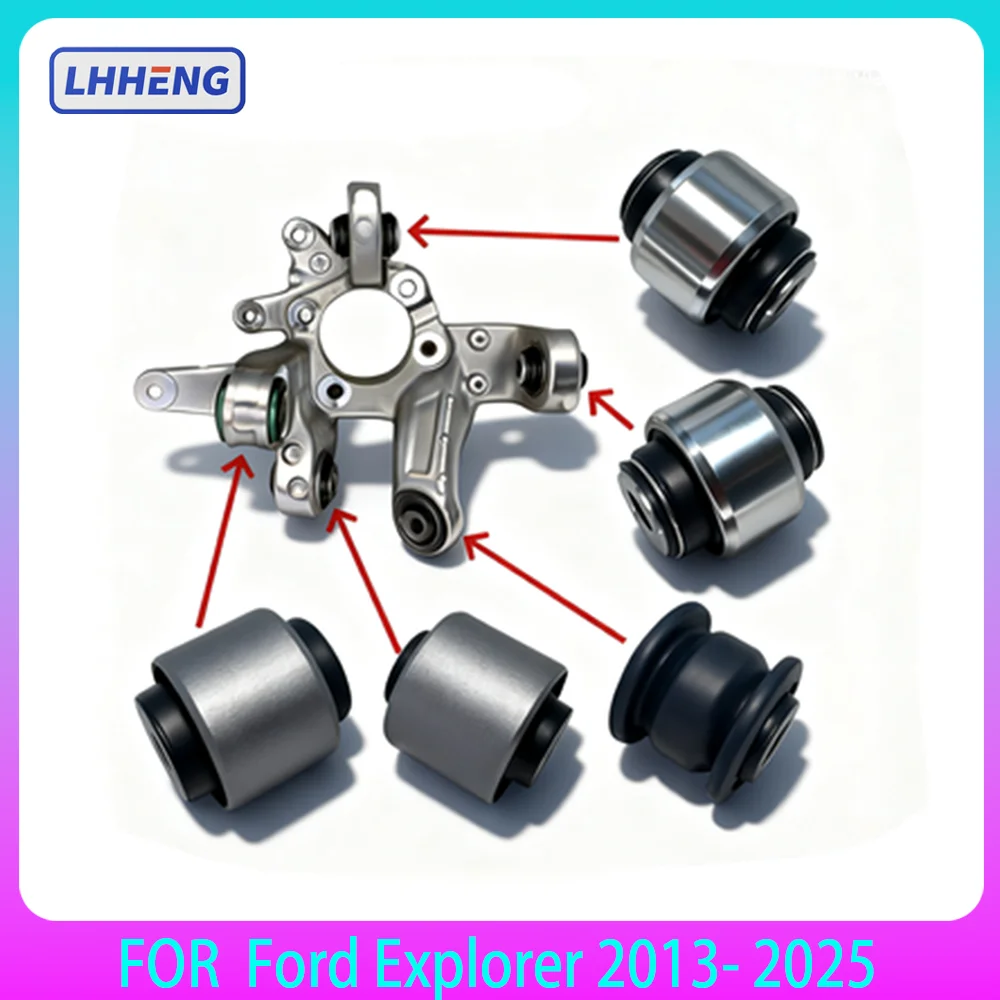 

Комплект втулок кулака задней подвески для Ford Explorer 2011-2025 K201541 DB5Z5B758A K201541 BB5Z5A968A K201346 8A8Z5A638B