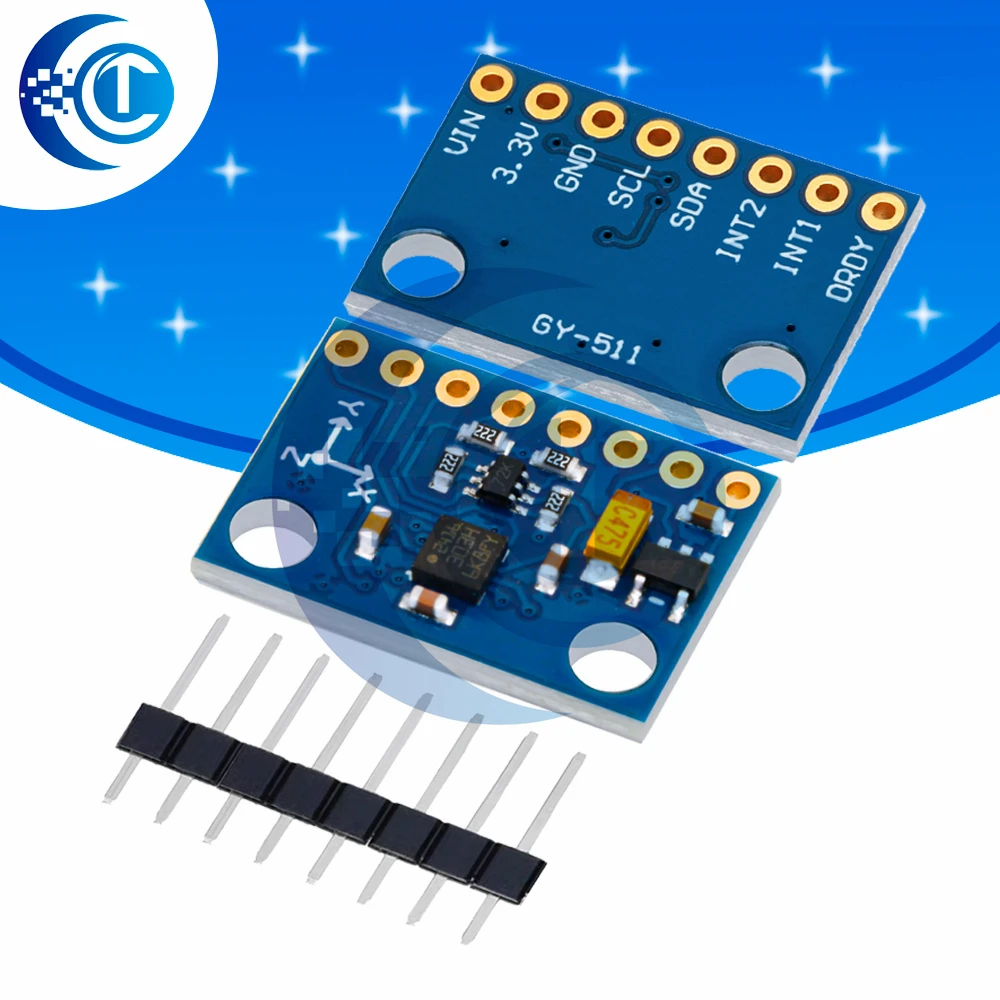 1PCS GY-511 LSM303D…