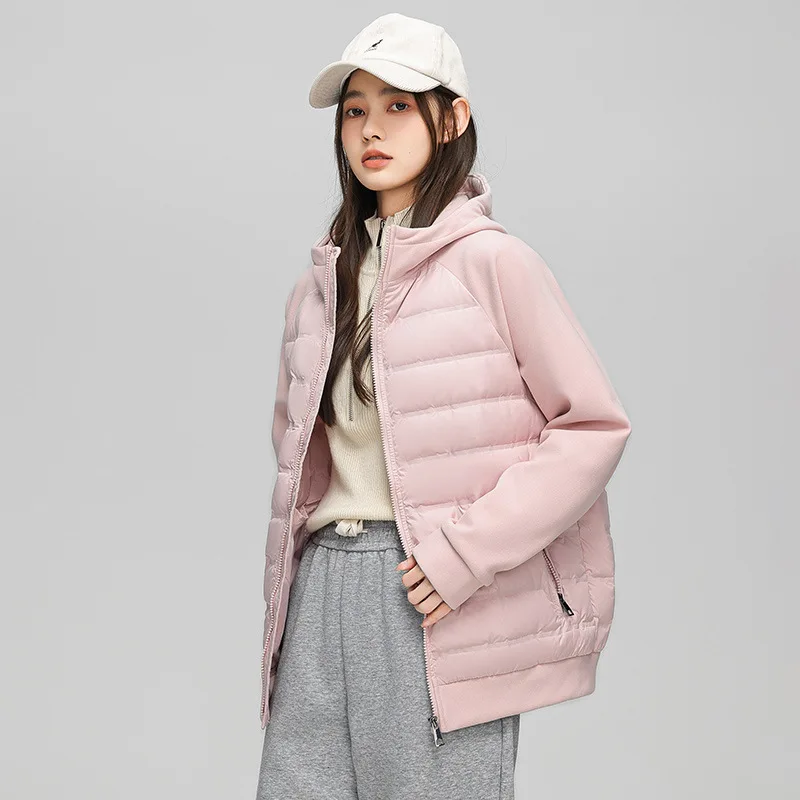 Man Winter Causal Hooded Jacket 90% Duck Down Woman Jackets Warm Outdoor Parkas Unisex Style Outdoors Coat Matching Outfits