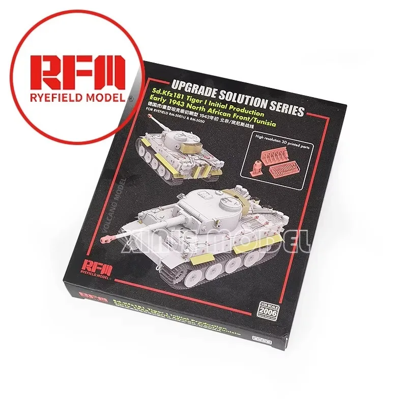 

Ryefield 1/35 RM-2006 Tiger I Heavy Tank Extreme Initial Обновление и детали трансформации с печатными деталями Модель Хобби