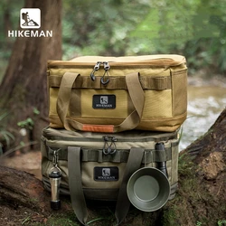 Sac utilitaire de camping en plein air, grande capacité, Oxford grill, anti-collision, britware, poêle, rangement, 20L