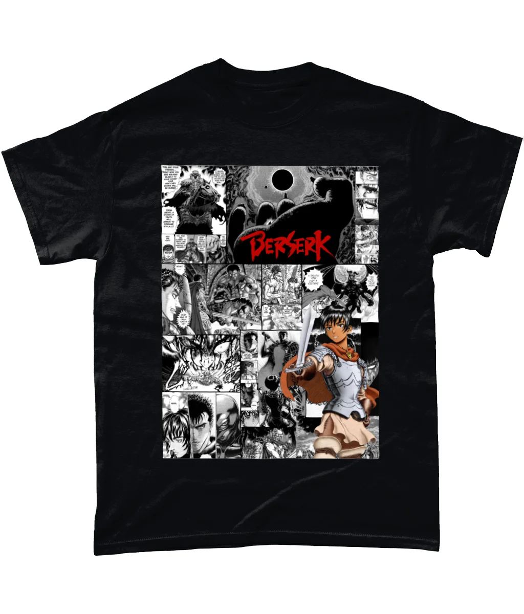 CASCA Berserk Manga Strip Guts Berserker Anime Tshirt T-Shirt Tee ALL SIZES