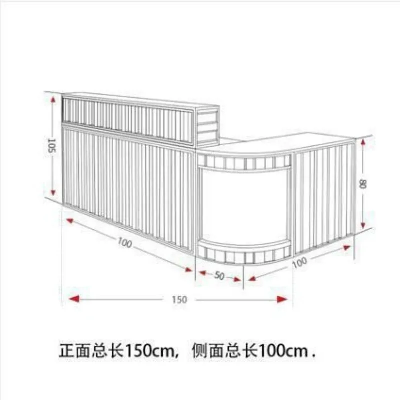 Industrial style retro checkout page secret room script bar dining bar entry reception desk