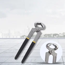 6/8Inch End Cut Nippers Top Cutting Pincers Pliers Manual Nail Pulling Pliers Flat Mouth Nail Lifting Labor-Saving Walnut Pliers