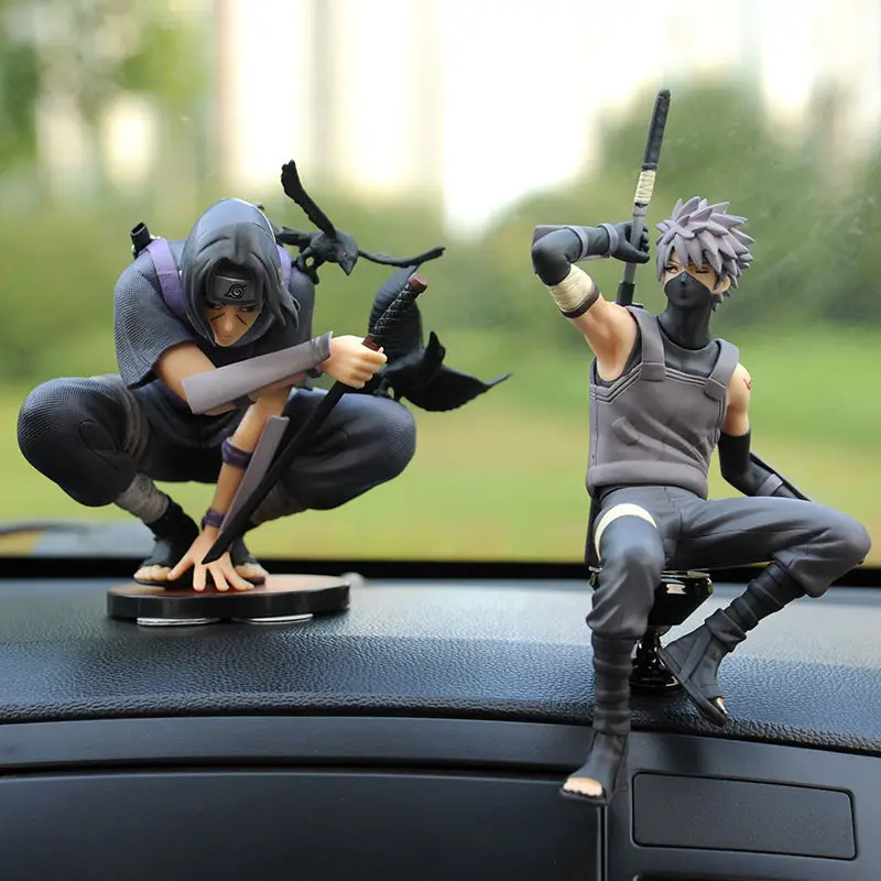 Anime Naruto Hand-made Car Ornaments Kakashi Model Car Dashboard Decorations Without Leaving Marks and Solid Ornaments