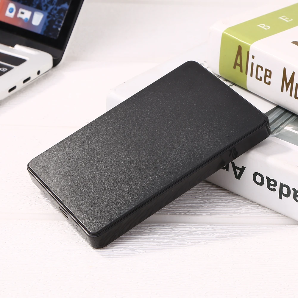 USB3.1 Mobile HDD Case with USB3.0 To Type-C Cable 2.5in Portable Harddisk Case Hot Swap Plug and Play for SATA 1/2/3 HDD Or SSD