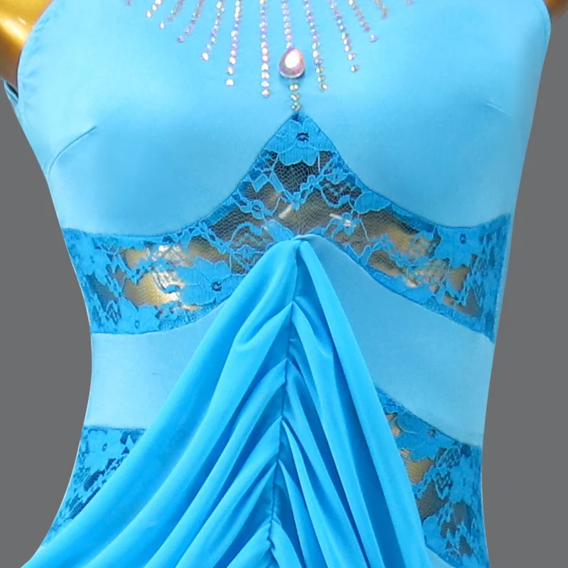Costume de concours de danse latine pour femmes, robe de soirée pour salle de bal, vêtements de danse pour filles, vêtements de bal d'entraînement, fêtes de sport sur scène Sexy, 2025