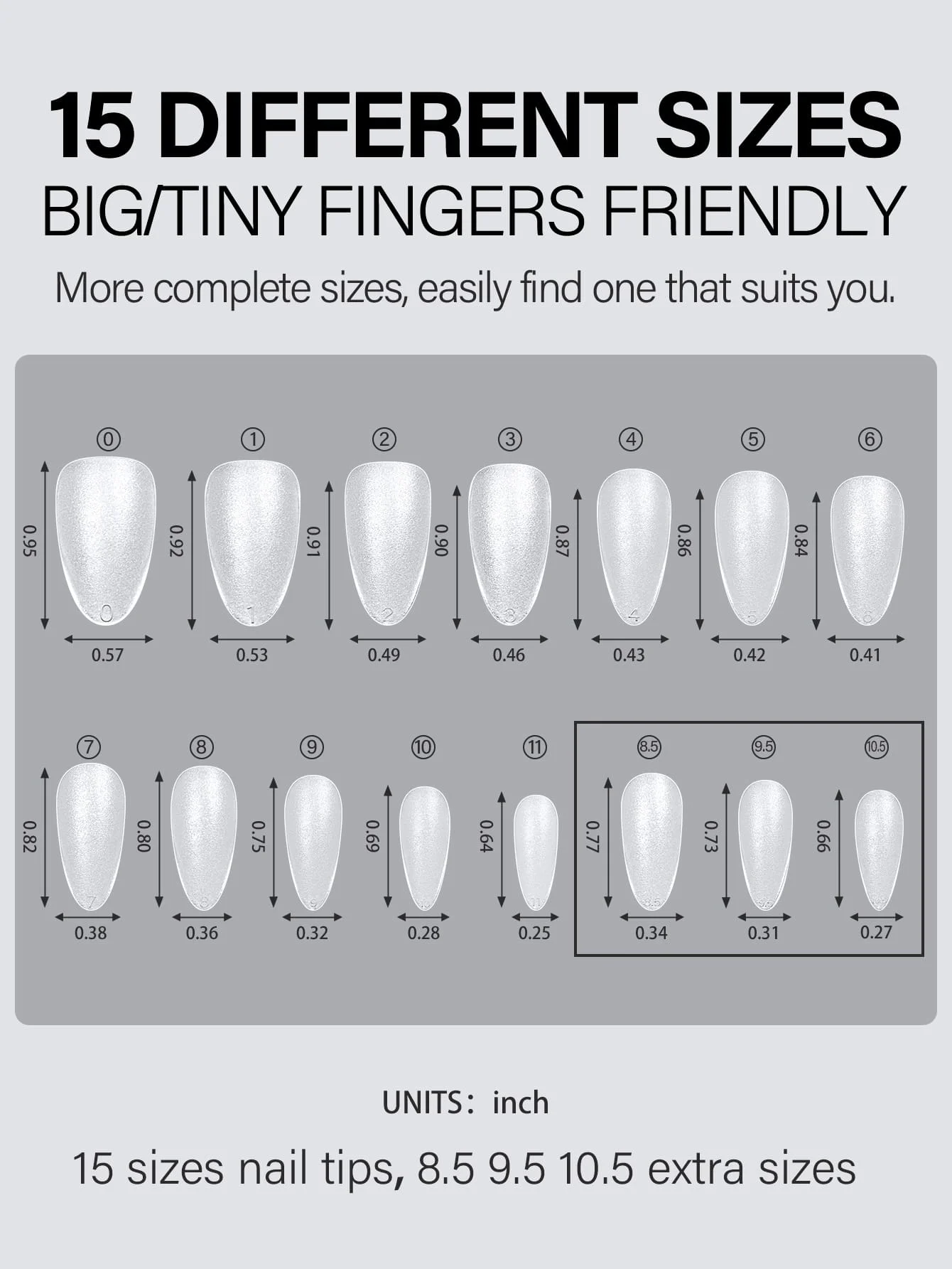 Almond Shaped Fake Nail Tips Matte Solid Colour Set Of 300pcs_voghion.com