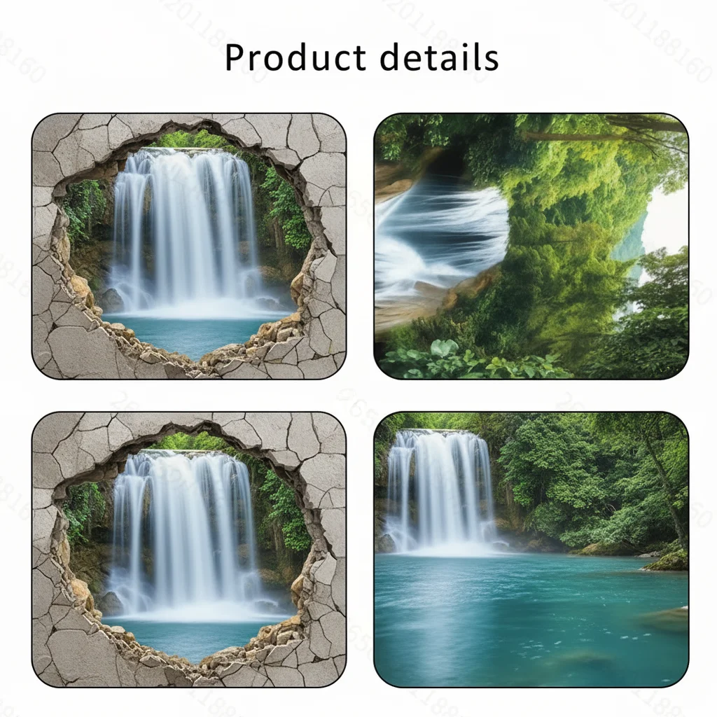สติ๊กเกอร์ติดผนังลายต้นไม้ 3 ม - Pvc Panel Background บทวิจารณ์และราคา