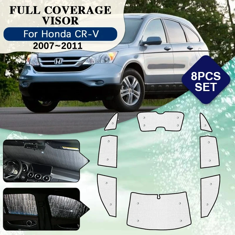 

For Honda CR V Accessories CR-V CRV 2007 2008 2009 2010 2011 Auto Full Coverage Sunshades Windshield Shaby Visor Car Accessories