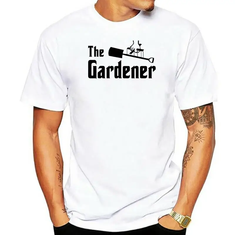 2022 New Fashion Tee Shirt The Gardener Mens T Shirt God Father Style Garden Tradesman Landscaping Hobby Summer T-shirt