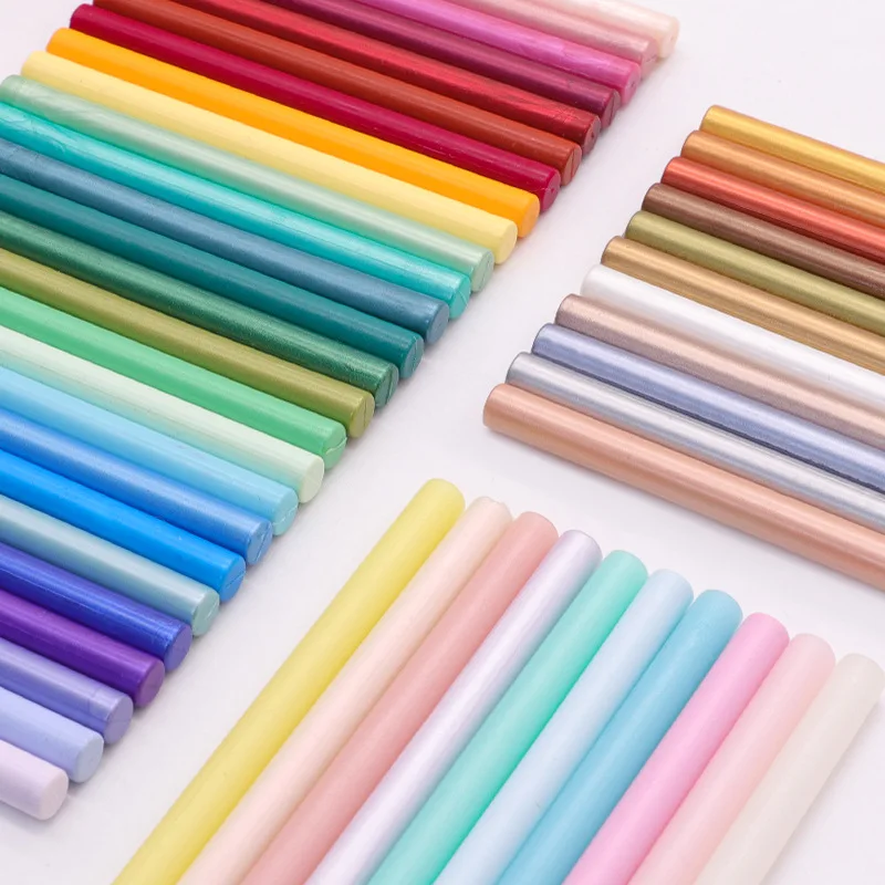125 Colors Sealing Wax Sticks, 10x0.7cm Mini Wax Sticks for Wax Seal Stamps for DIY Crafts, Wedding Invitations & Gift Wrapping