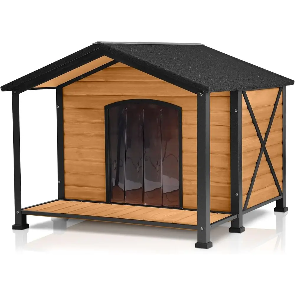 

Большой всепогодный железный домик для собак — подходит для улицы и в помещении