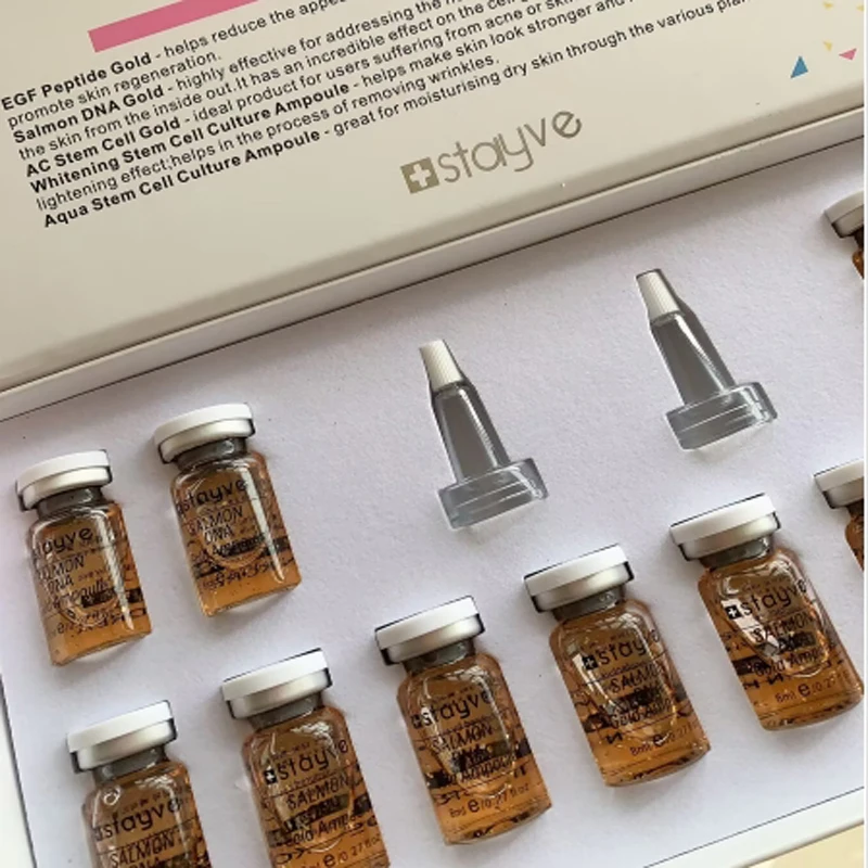 

Korea Peptide/Salmon DNA Stayve BB Glow Beginner Starter Serum 8ml Hyaluronic Acid Niacinamide Facial Skin Care Liquid Foundatio