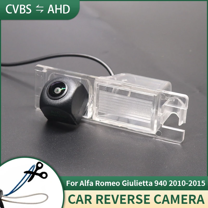 170 °   CCD/AHD Samochodowa kamera cofania do Alfa Romeo Giulietta 940 2010-2015 Night Vision Wodoodporna kamera cofania