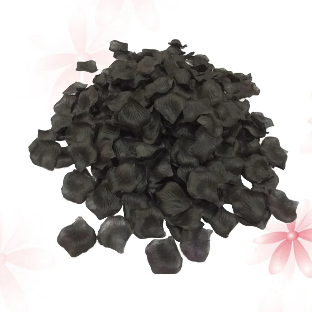 1000 قطعة بتلات الورد الاصطناعي زهرة الحرير ديكور لحفل الزفاف دش عيد الحب الحدث محاكاة البتلة وهمية